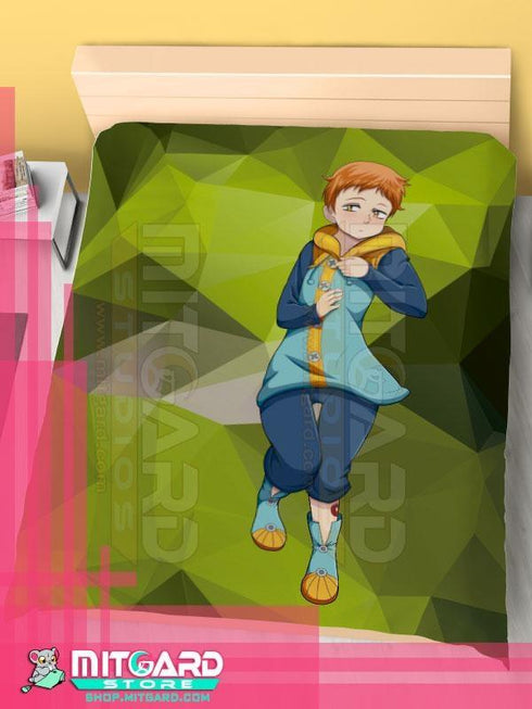 THE SEVEN DEADLY SINS Fairy King - Bed Sheet or Duvet Cover Anime videogame - Flat bed sheet / 120cm x 200cm / Poplin - 3